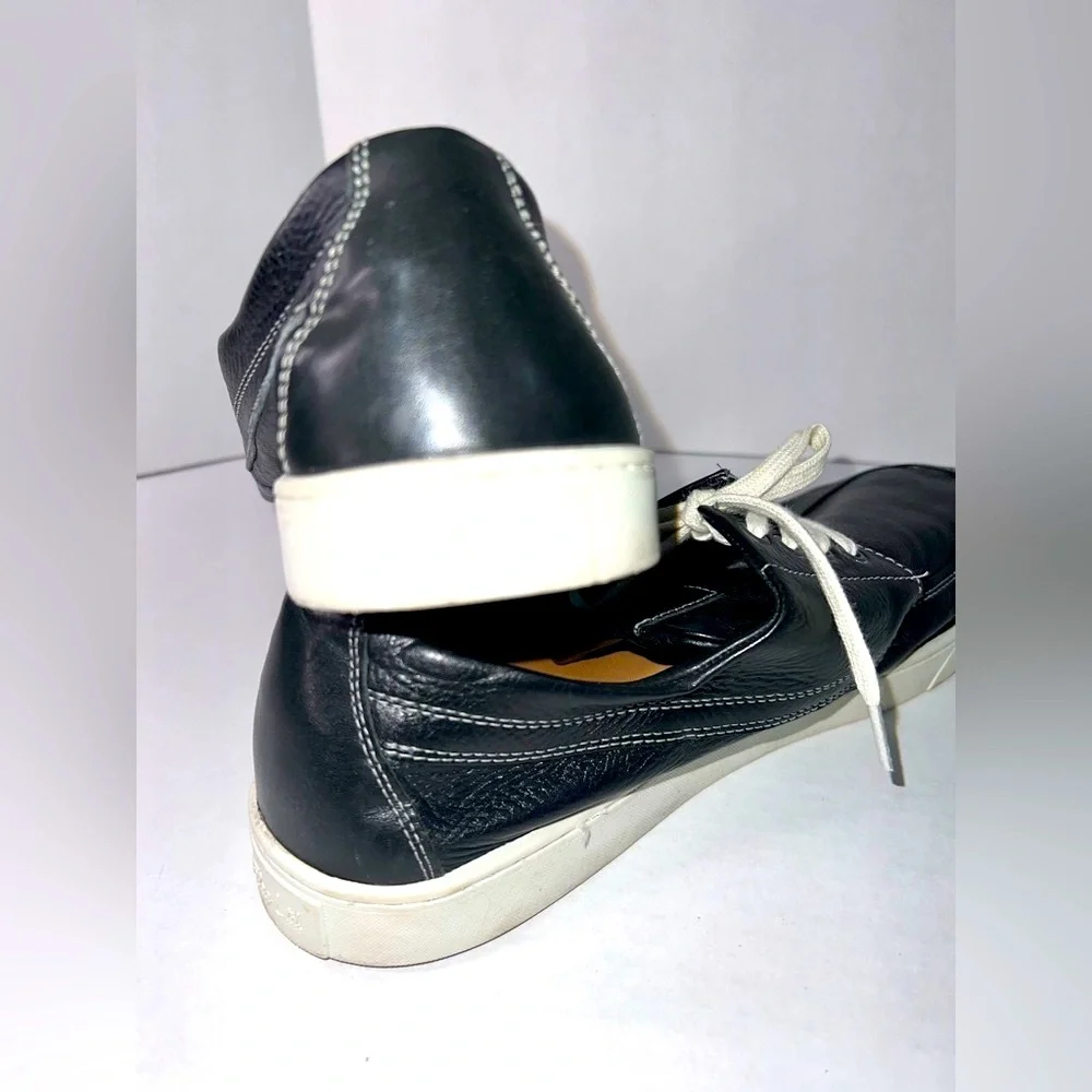 Flag Ltd Black Napa Leather Loafers Men’s Size 13